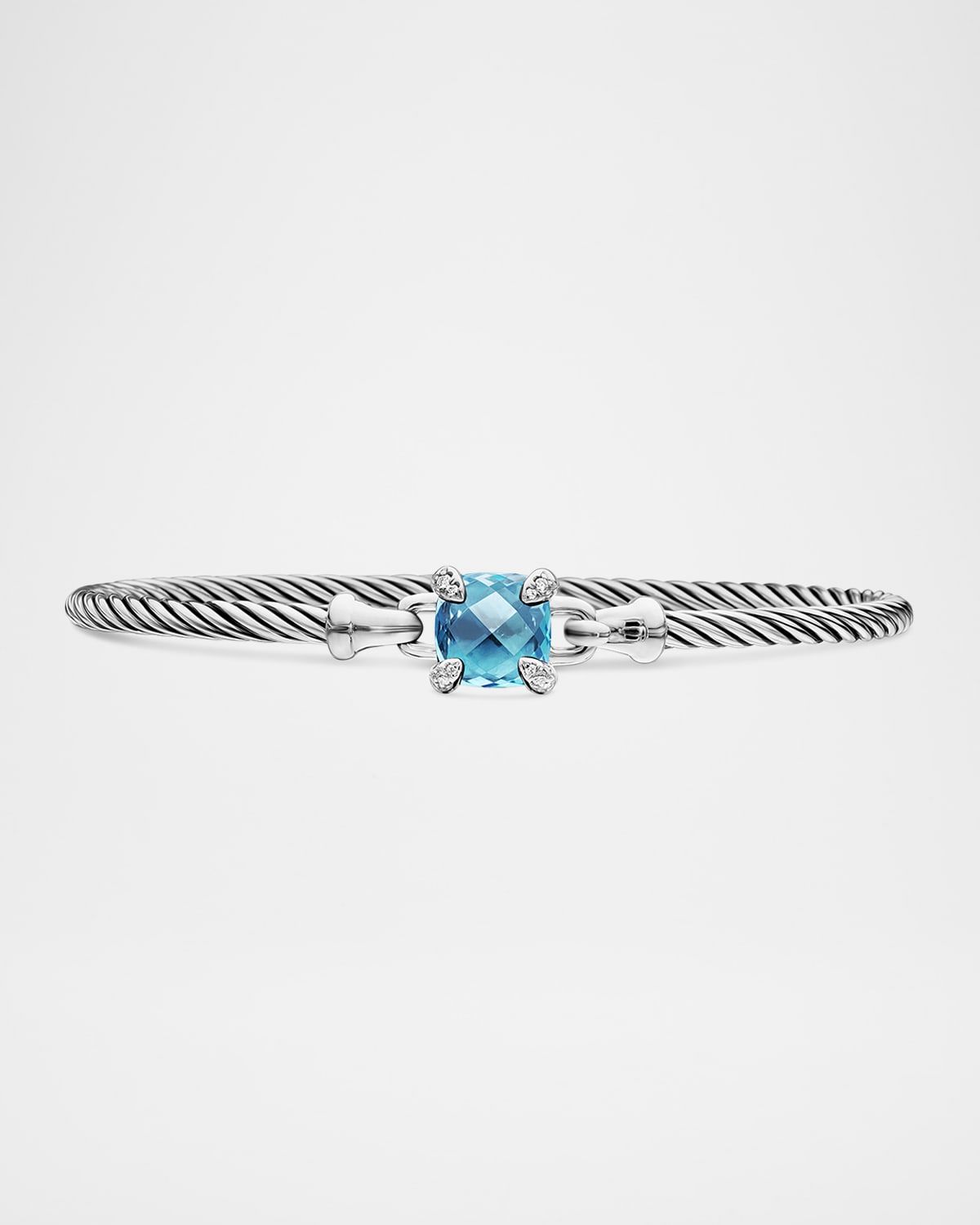 Chatelaine Pave Prong Bracelet with Stone