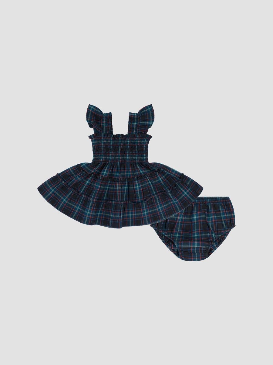 Hill House Home Girl's Little Girl's & Girl's The Tiny Ellie Nap Dress - Jewel Tartan - Size 12
