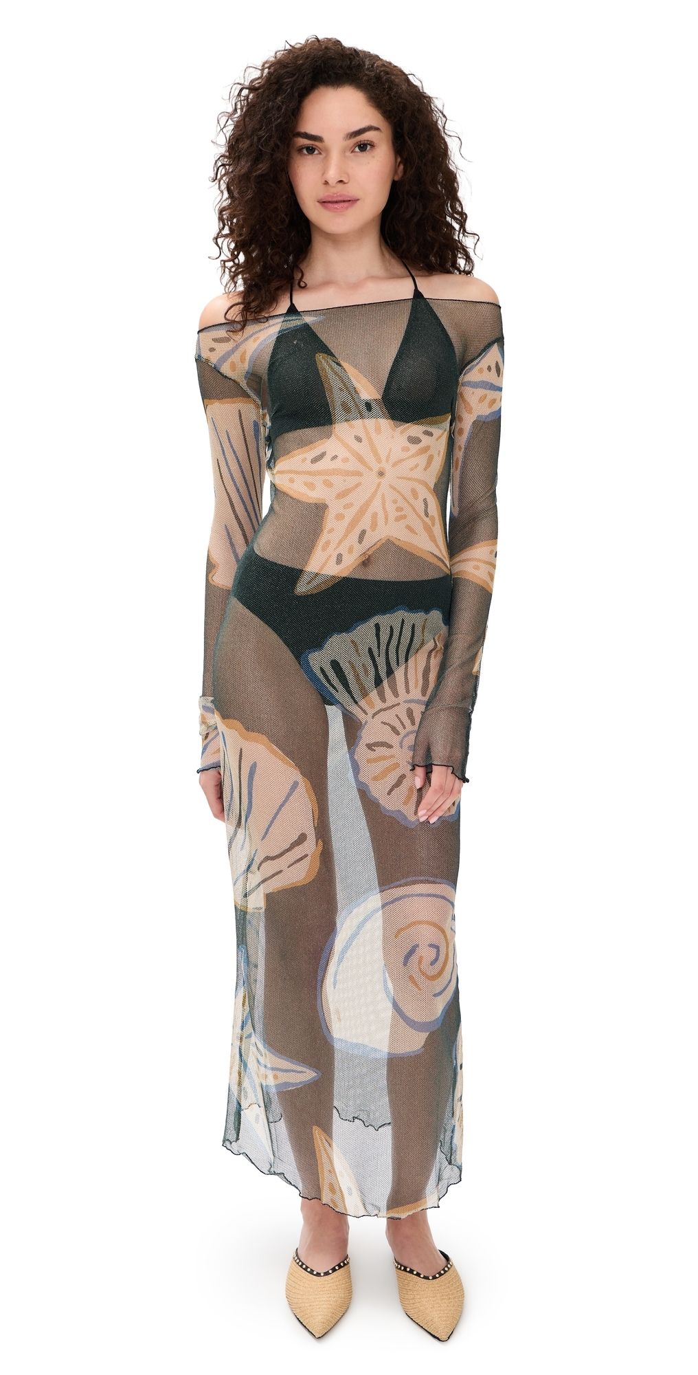 Cala de la Cruz Ursa Dress Calicomulti XS