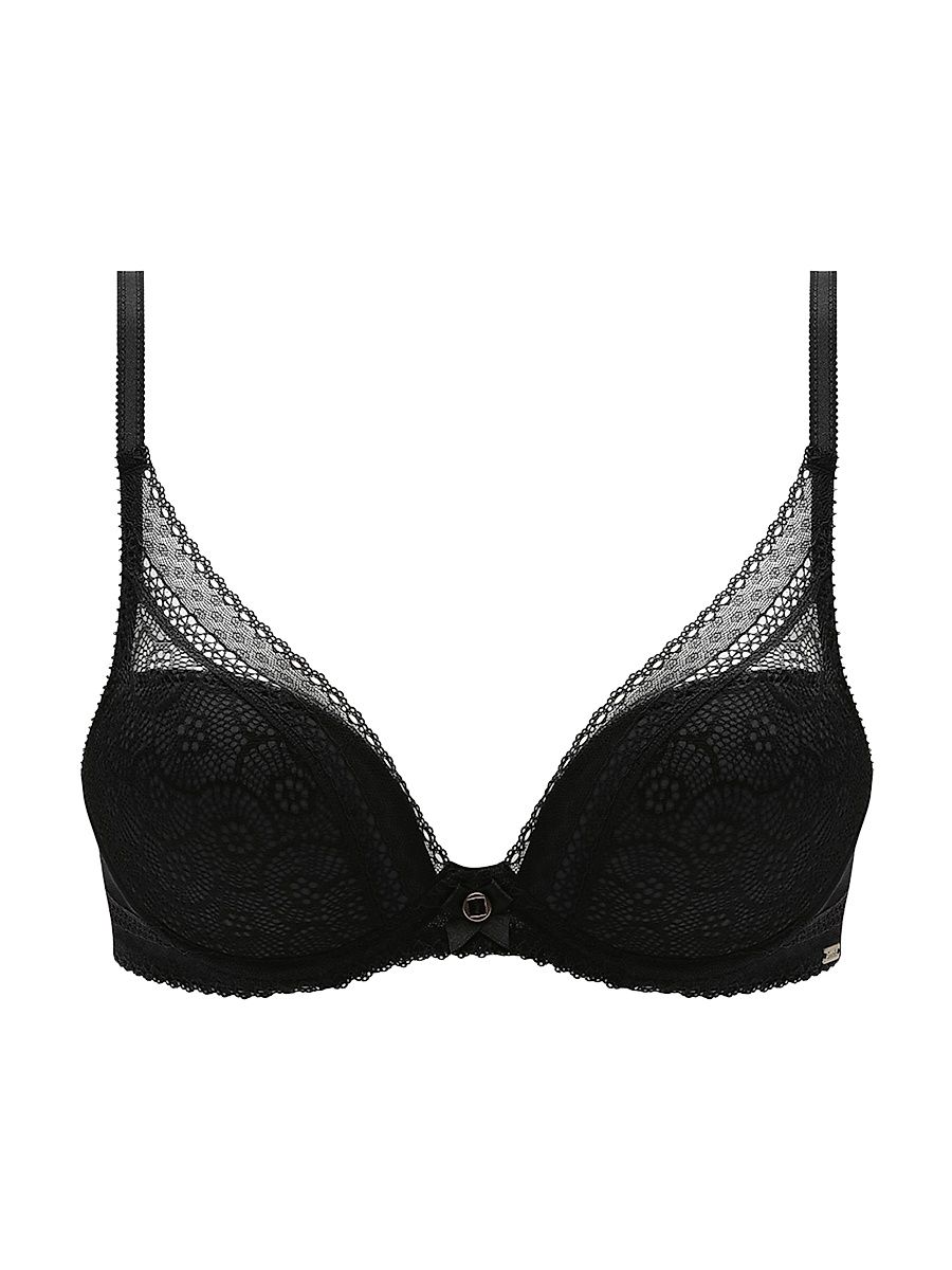 Festivite Lace Plunge Bra - Black - Size 30G