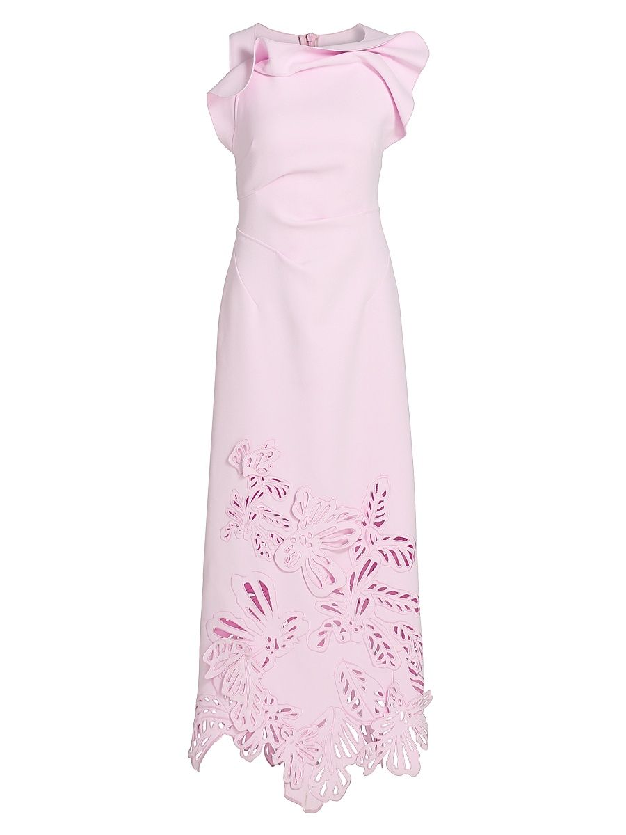 Women's Lessonhall Embellished Asymmetric Maxi Dress - Wisteria - Size 12