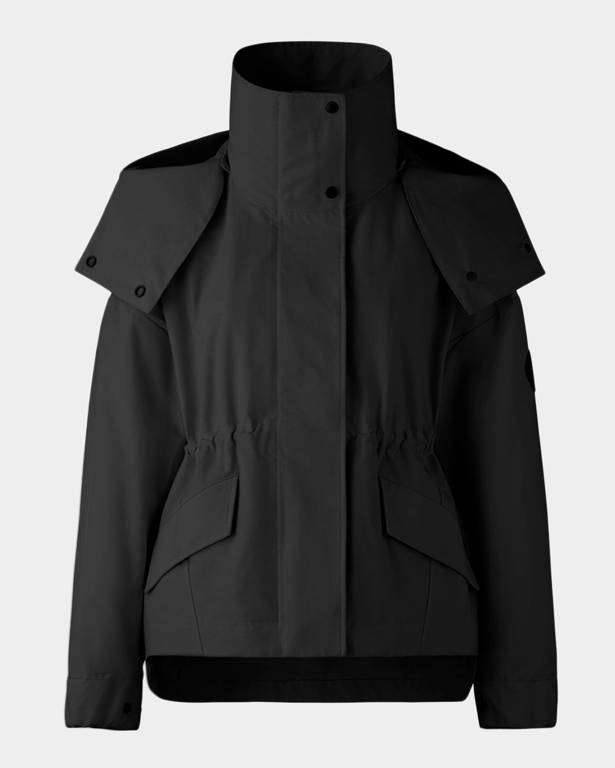 Olivine Oversized Jacket with Removable Hood