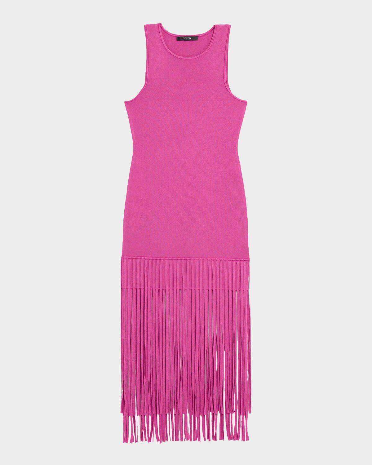 Margaux Fringe-Hem Dress