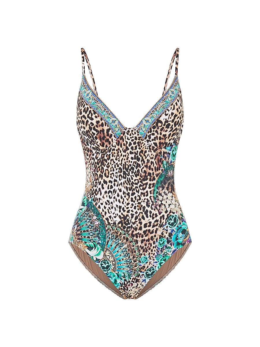 Women's Flamenco Euphoria Underwire One-Piece Swimsuit - Flamenco Euphoria - Size XS