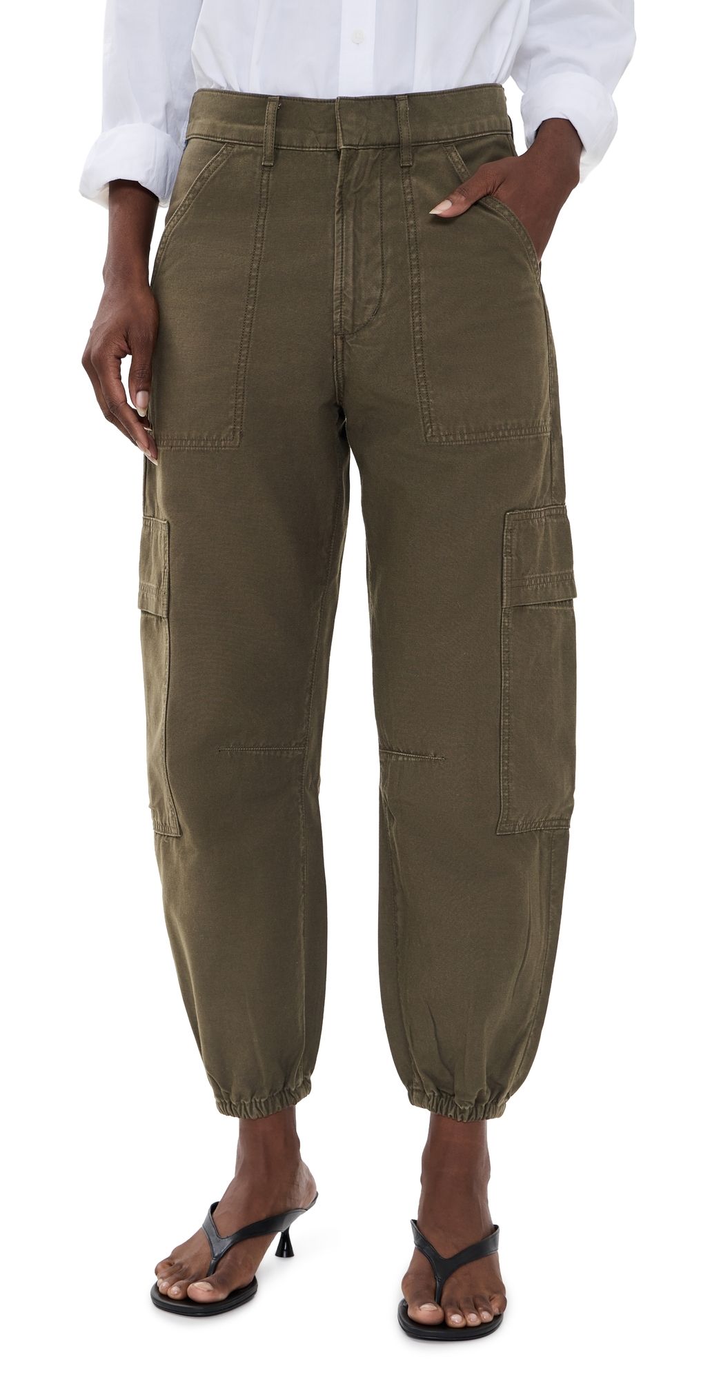 Citizens of Humanity Ciela Bubble Utility Pants Moss 28