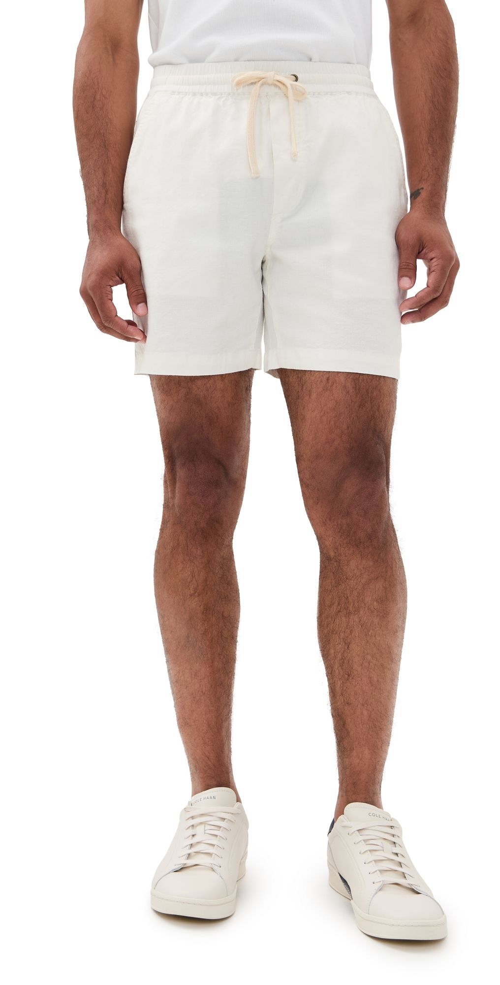 Marine Layer Saturday Beach Shorts 6 White S