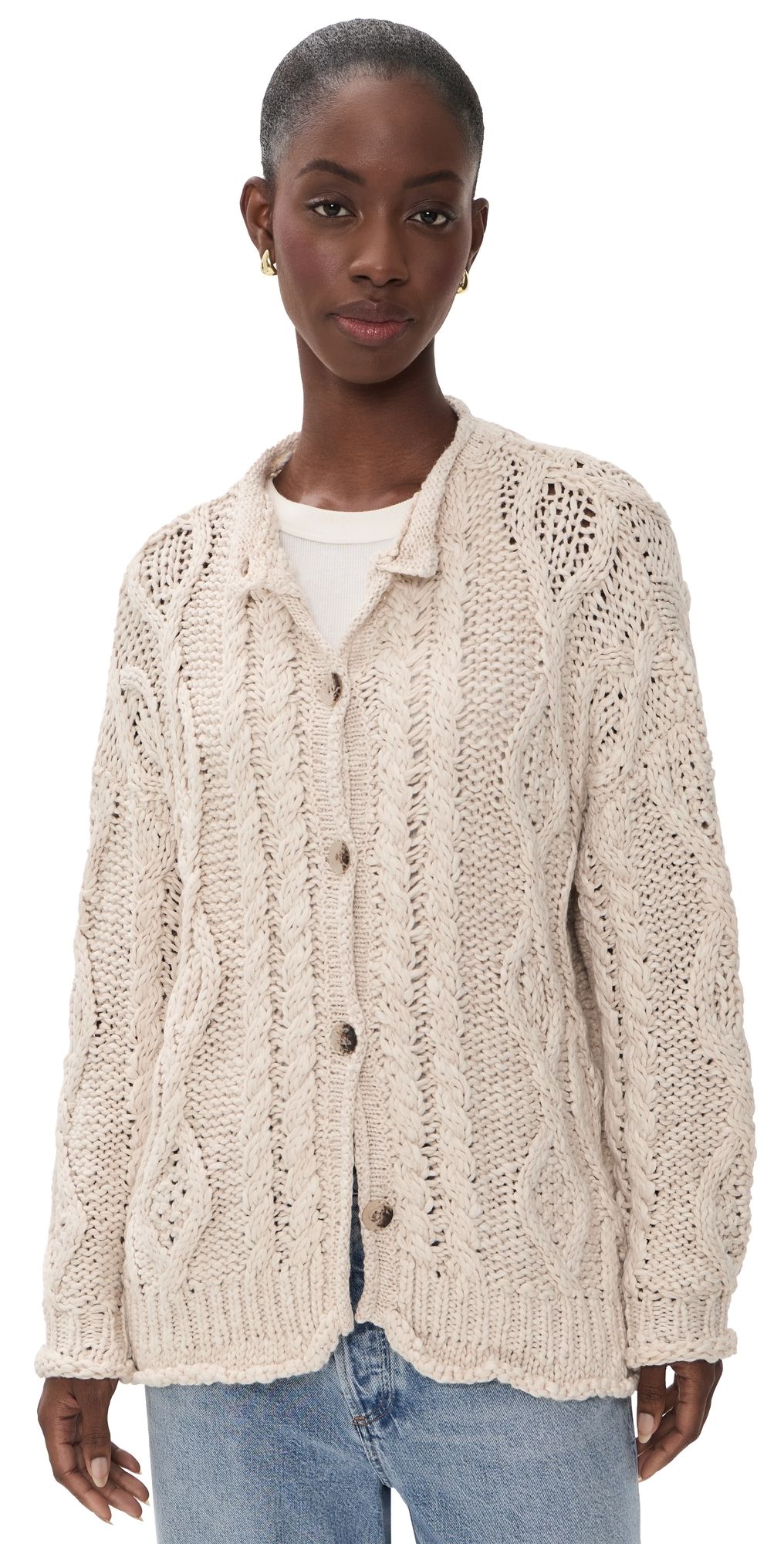 Free People Opal Cardi Tea XS
