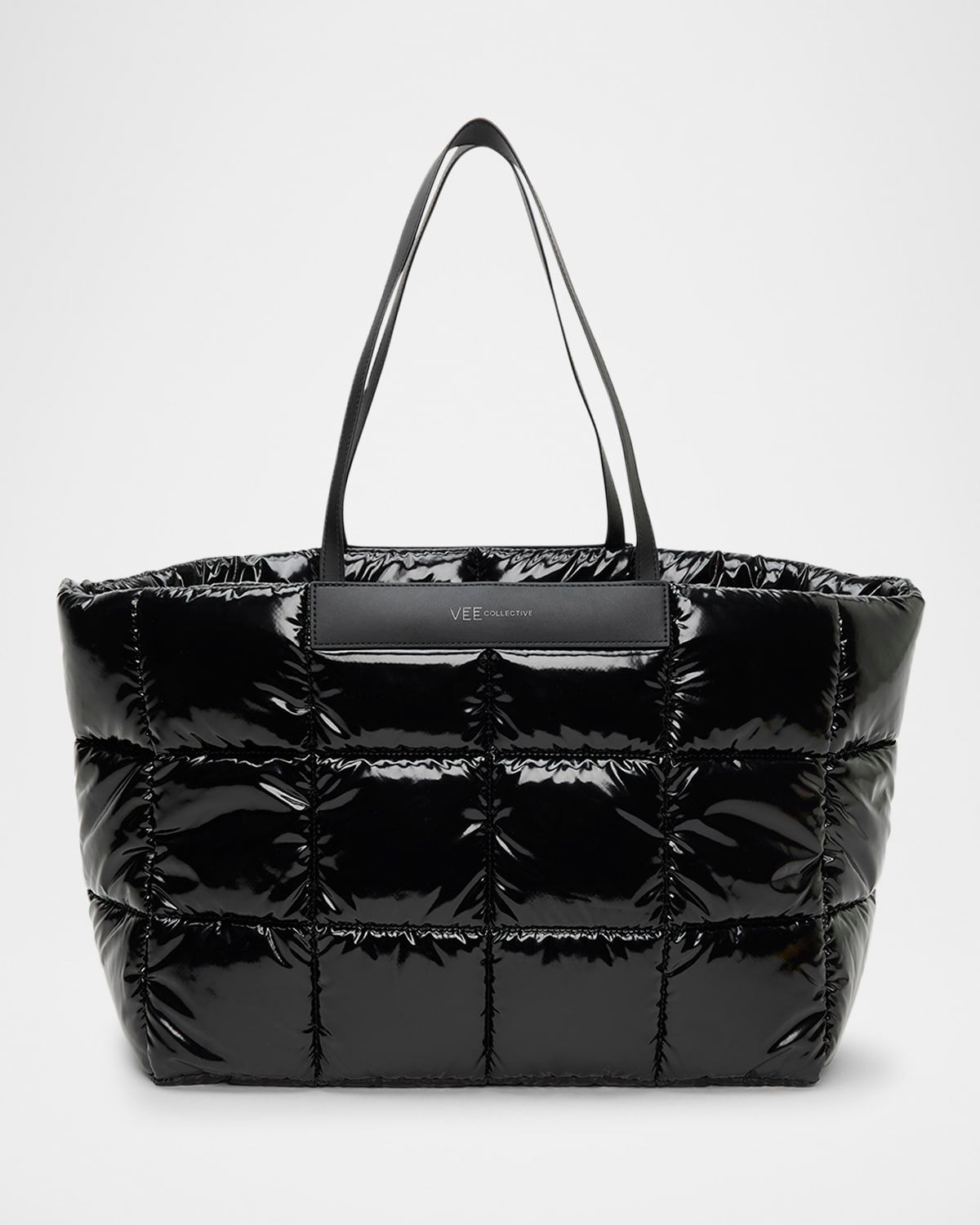 Porter Quilted Vinyl East-West Tote Bag