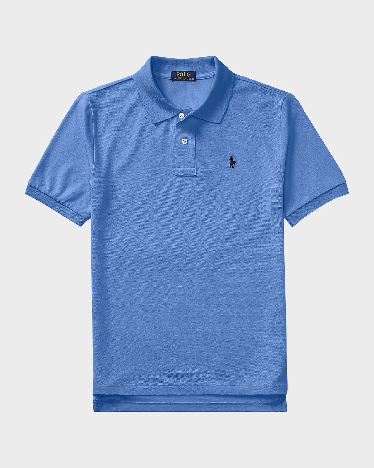 Short-Sleeve Logo Embroidery Polo Shirt, Size 2-7