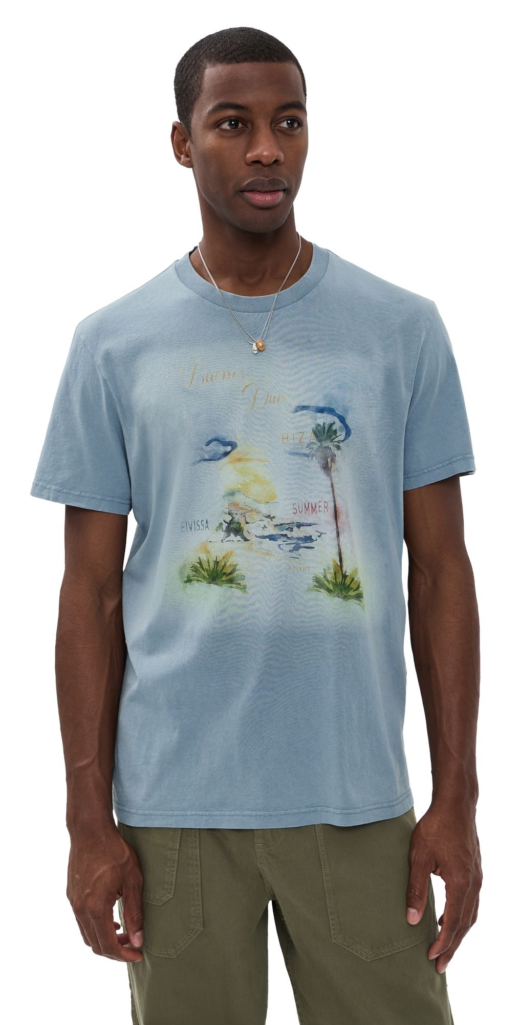 Isabel Marant Honore Costa Tee Blue S