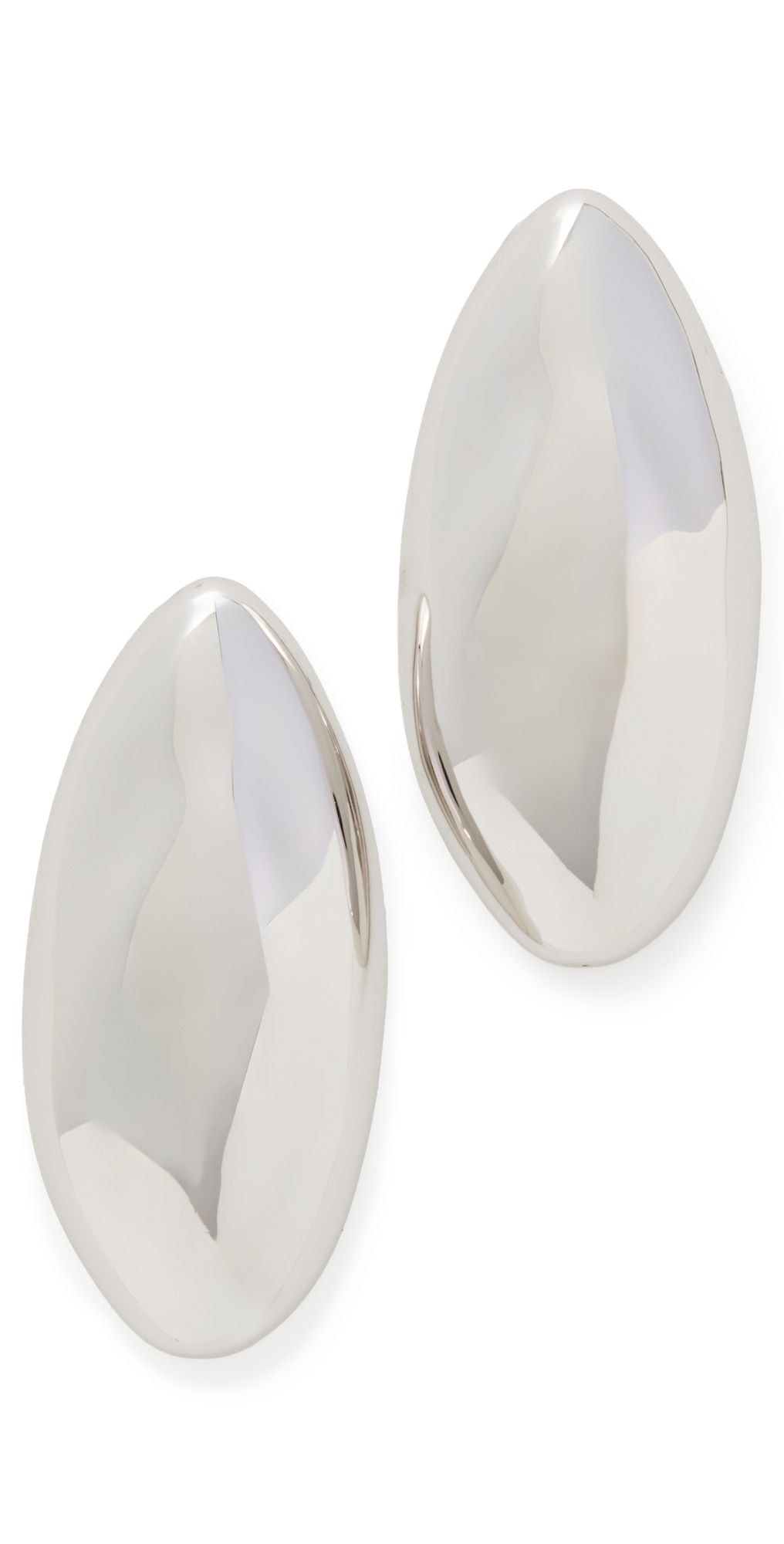 Luv Aj The XL Chrome Orb Studs Silver One Size