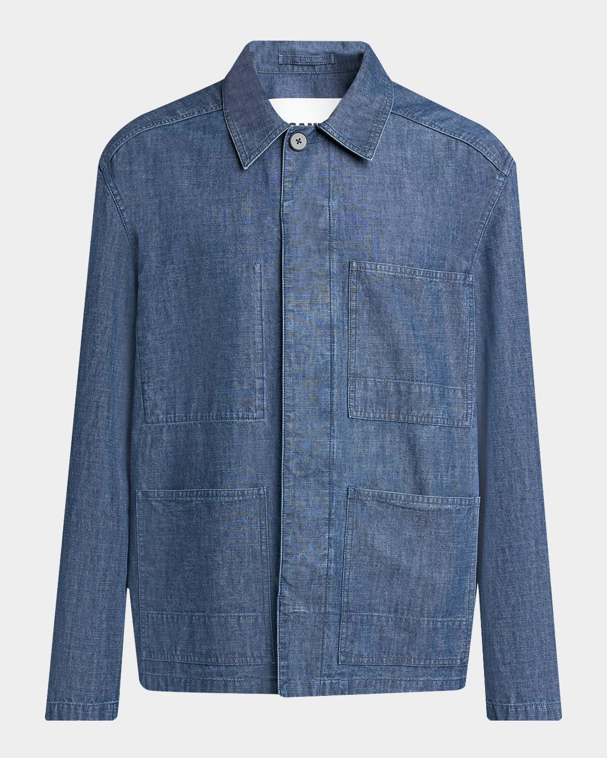 Men & apos;s Denim Chore jacket