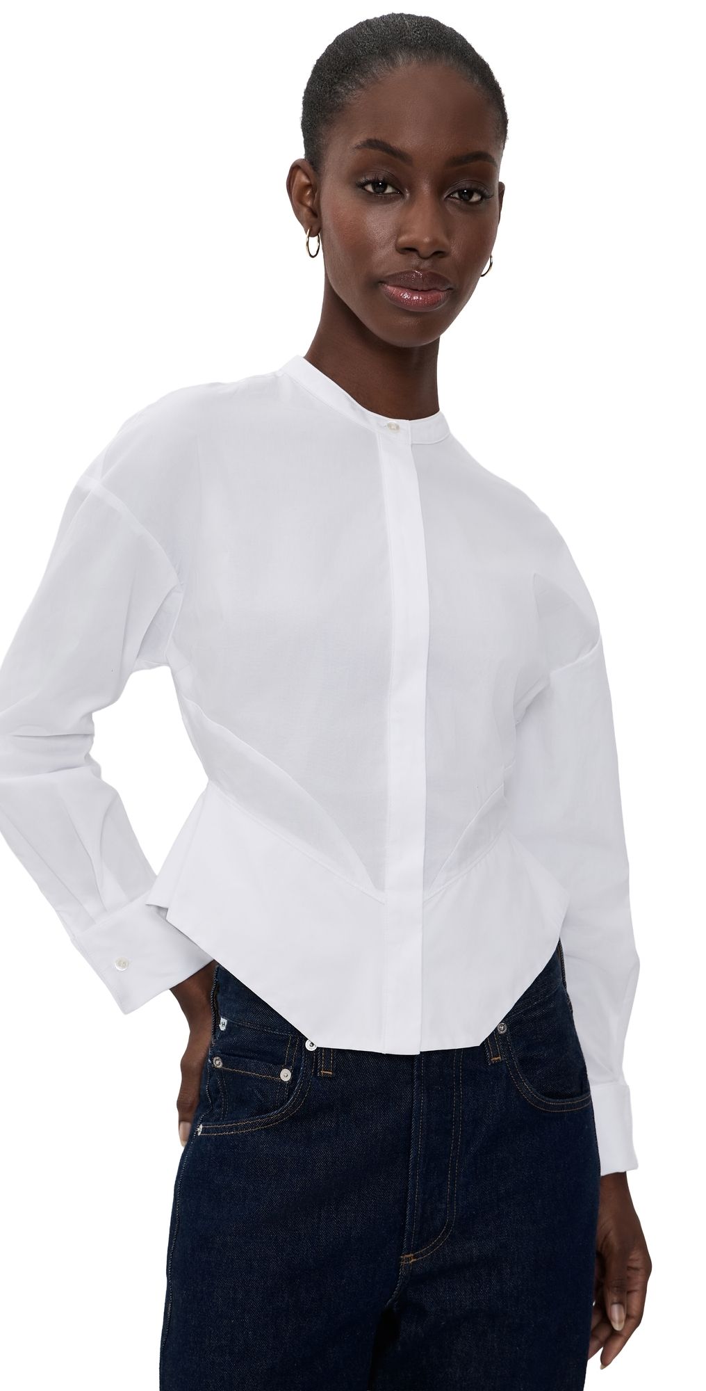 STAUD Rhys Top White XS
