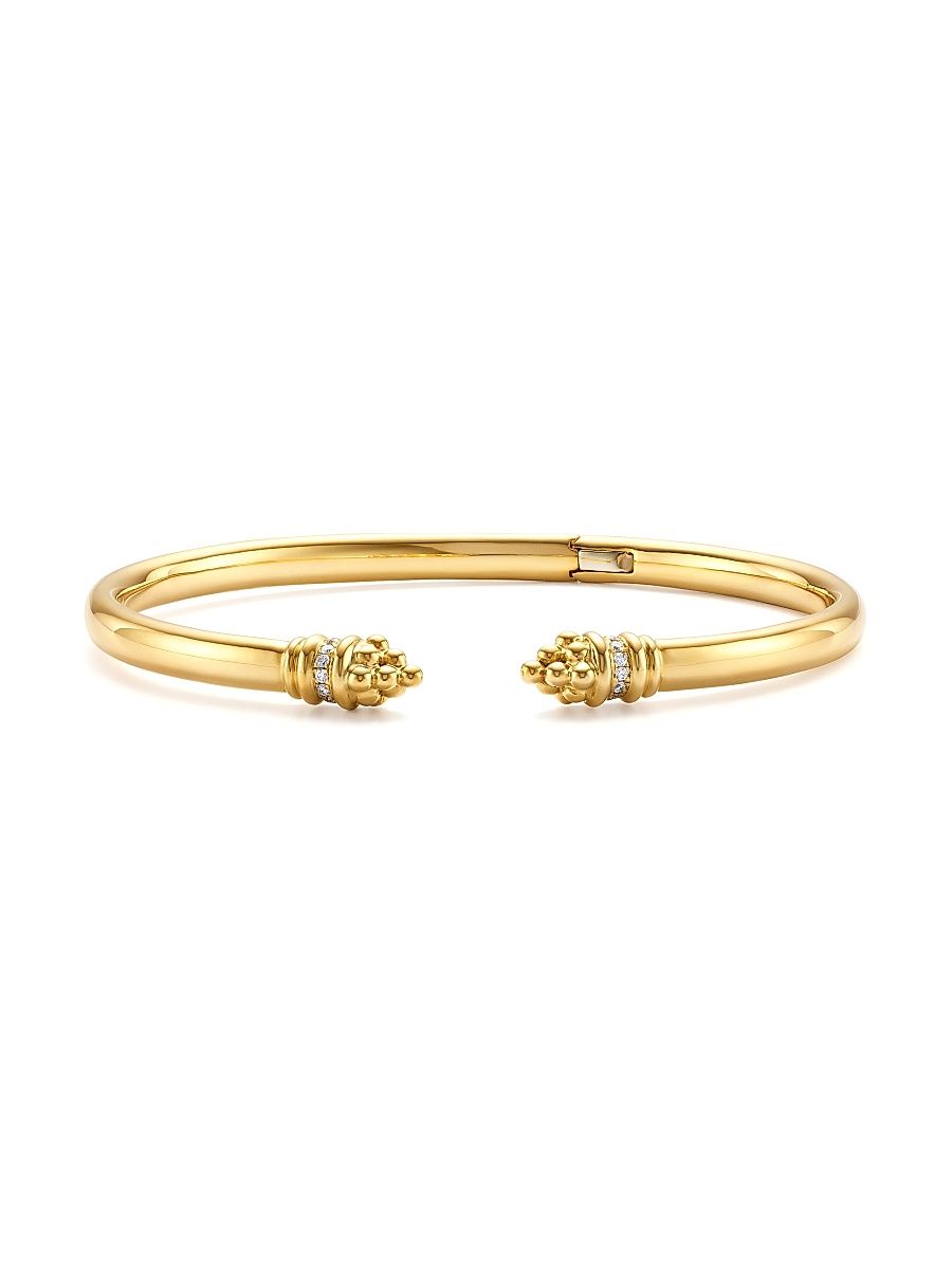 Women's Florence86 18K Yellow Gold & Diamond Bella Bangle Bracelet - Yellow Gold