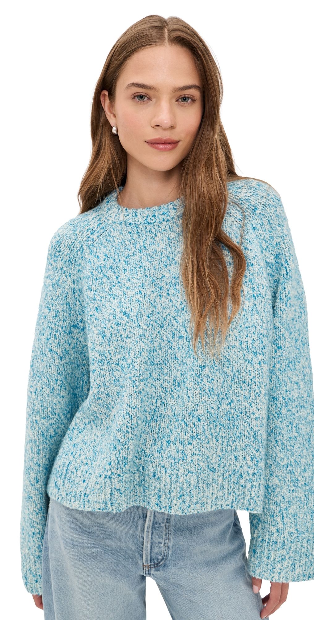 La Ligne Textured Marled Sweater Marled Sky XS/S