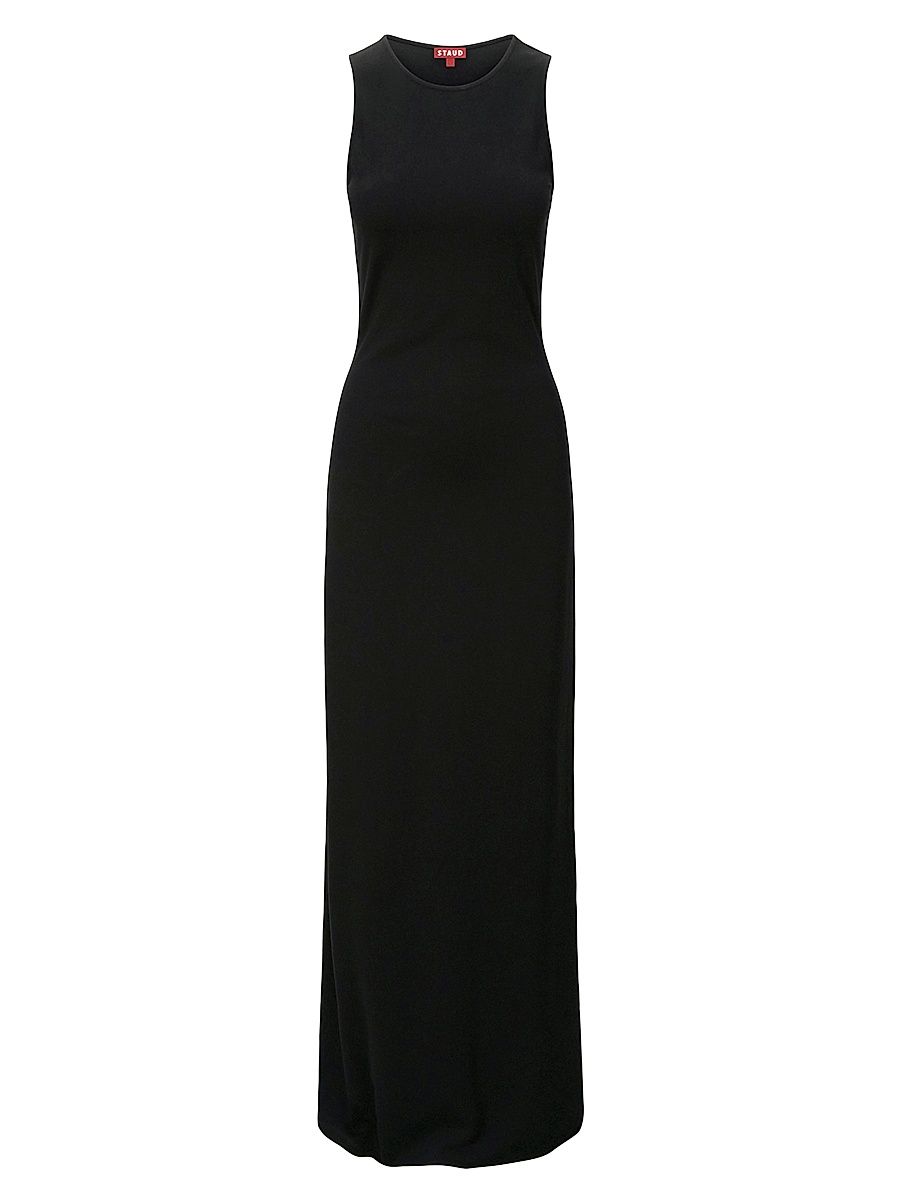 Women's Bari Sleeveless Jersey Maxi Dress - Black - Size Medium