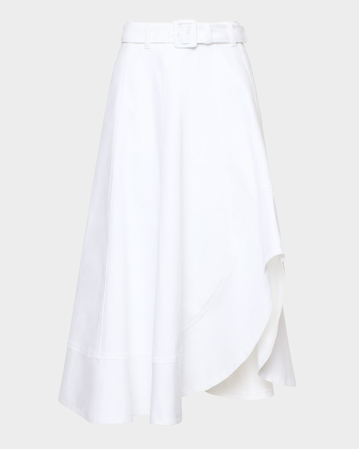 Zelda Asymmetric Denim Skirt