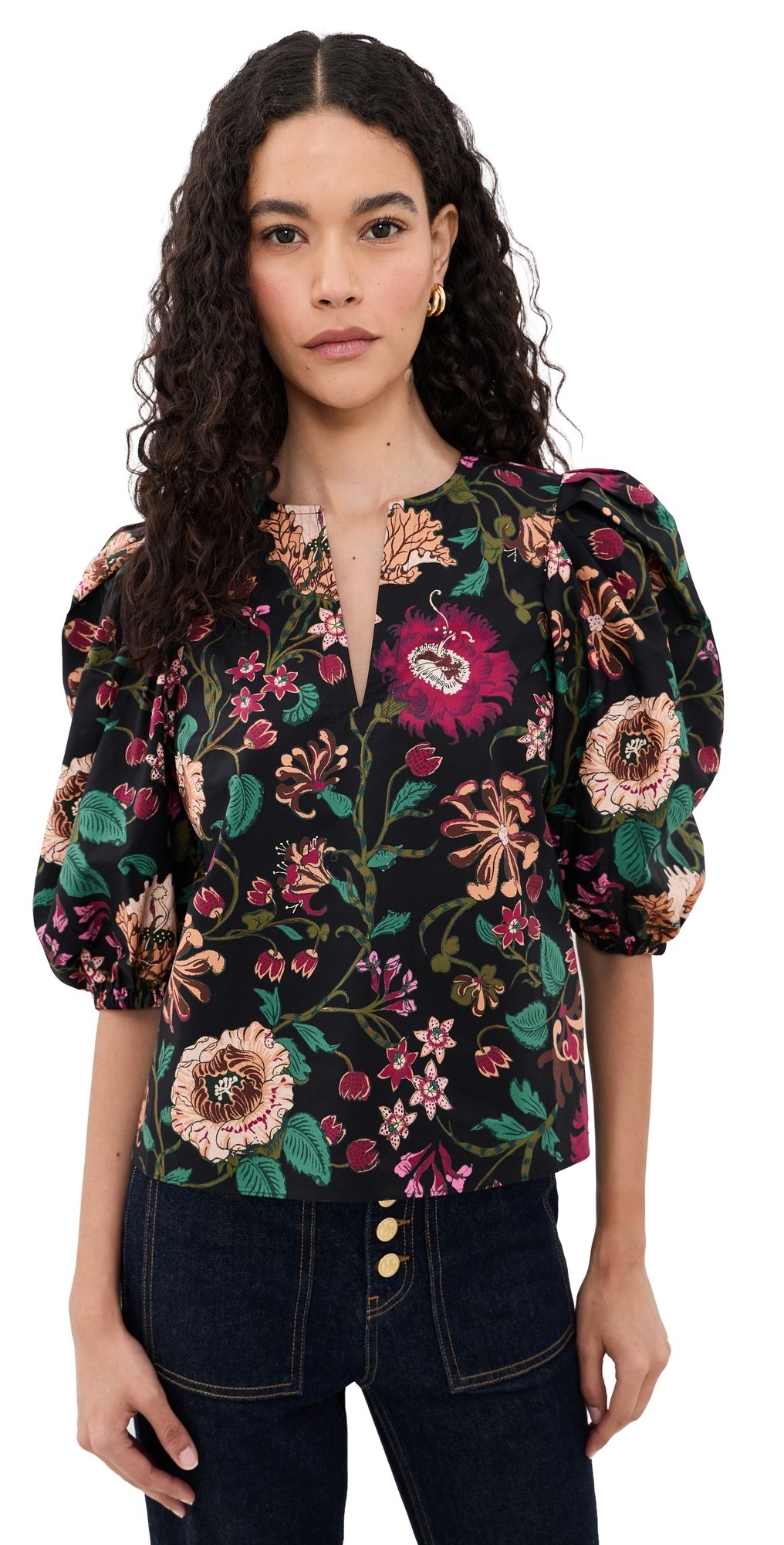 Ulla Johnson Florielle Cotton Top Dahlia 14