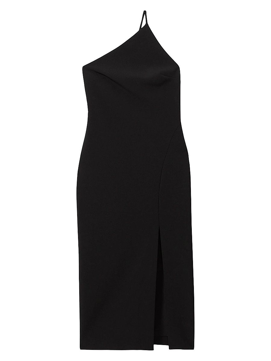 Women's Suri Asymmetric Midi-Dress - Black - Size 4
