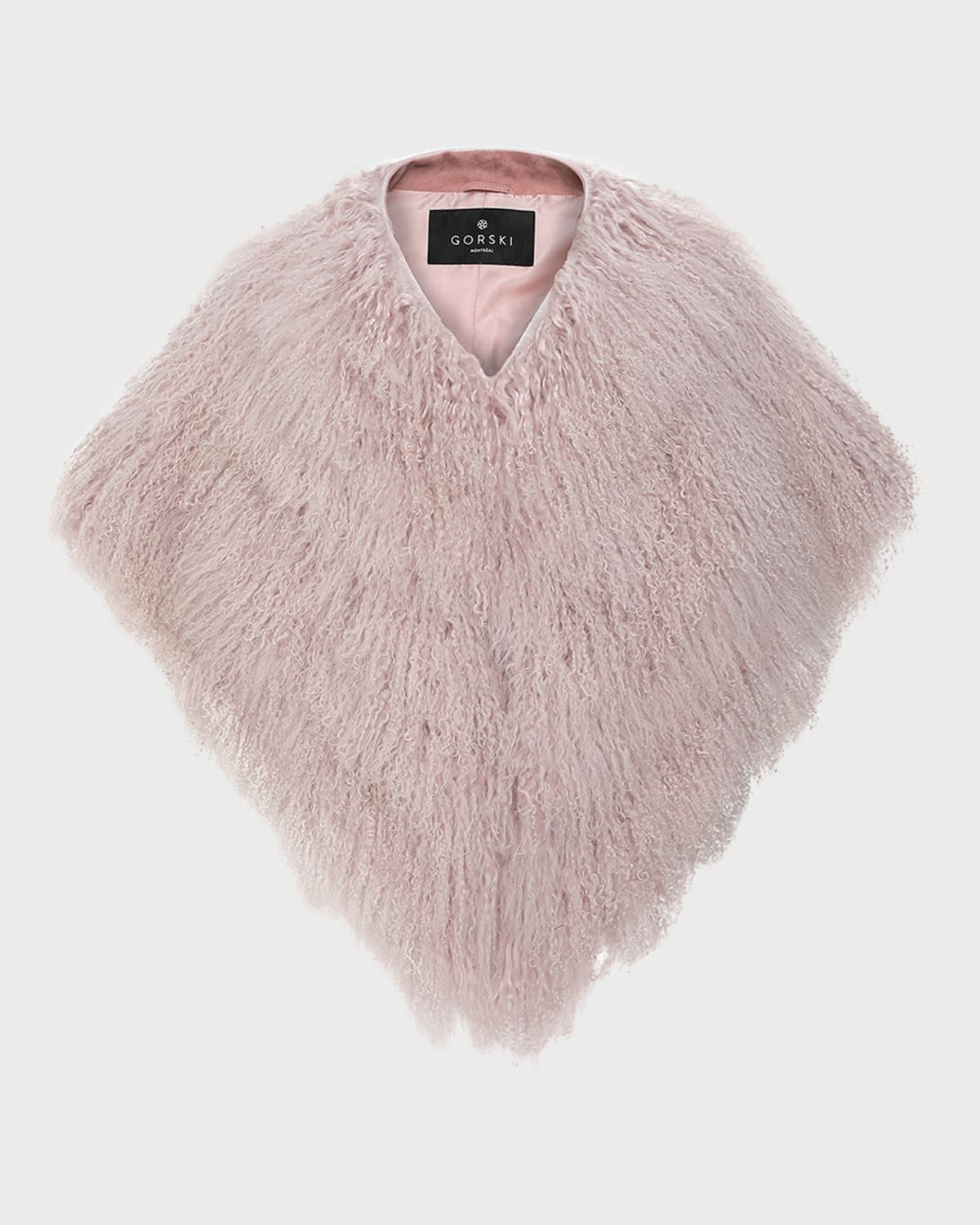 Select Mongolian Lamb Shearling Shawl