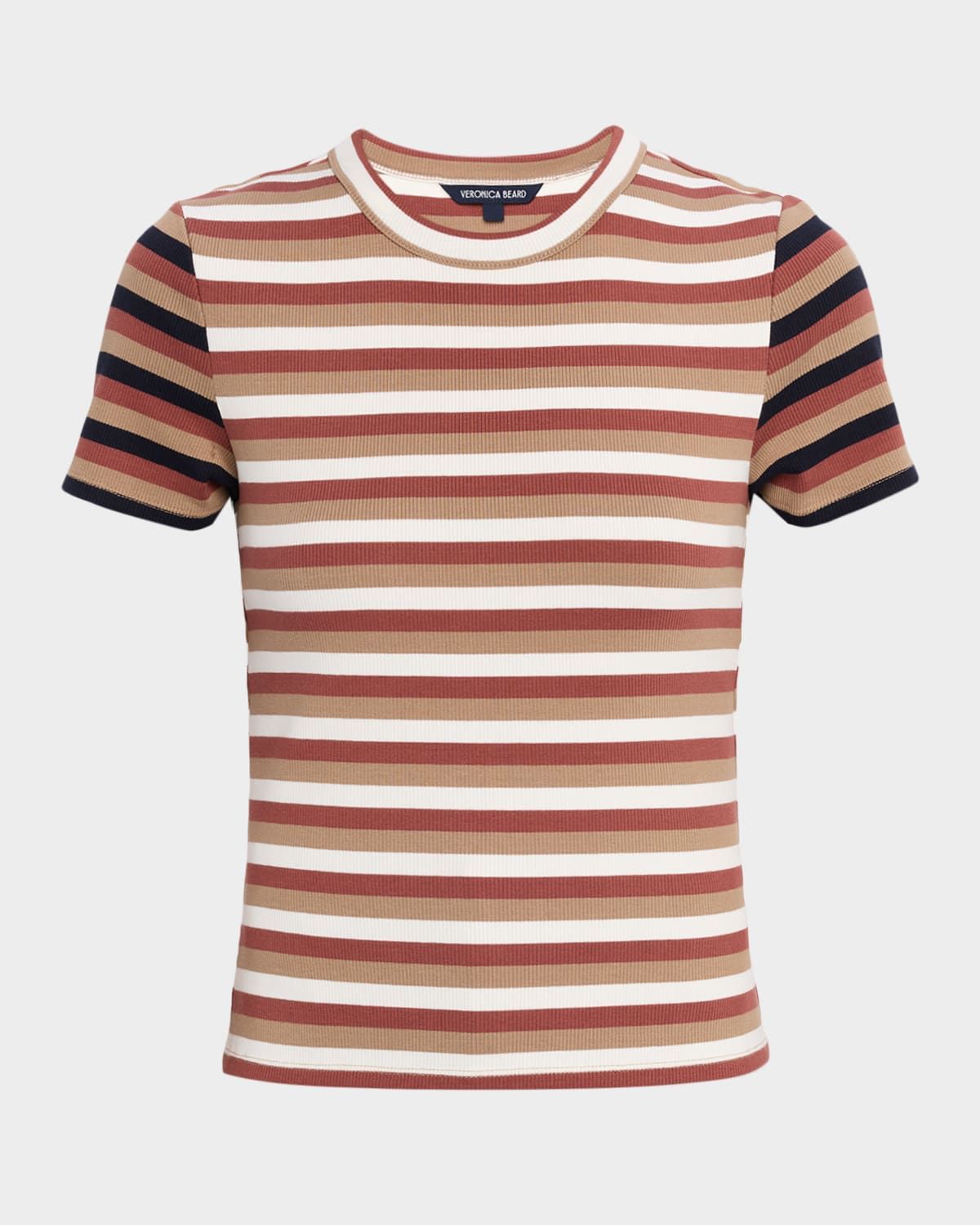 Pruitt Striped Ribbed T-Shirt