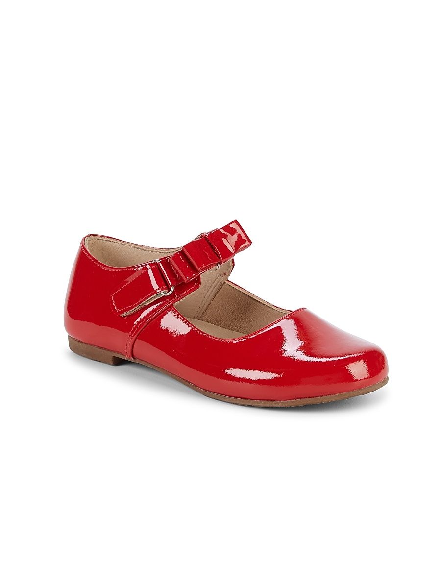Baby's, Little Girl's & Girl's Charlotte Mary Jane Flats - Red Patent - Size 8 (Toddler)