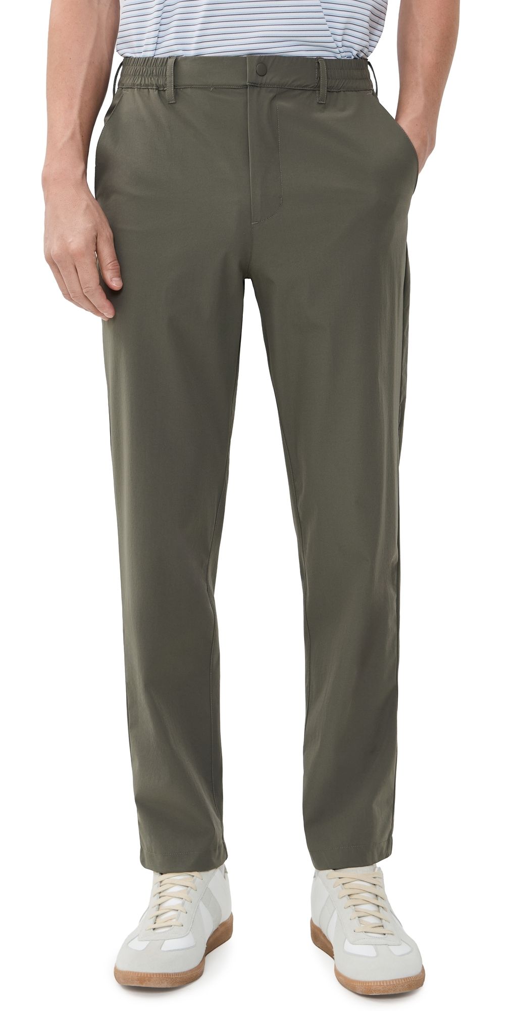 Quiet Golf Sport Pants Olive L