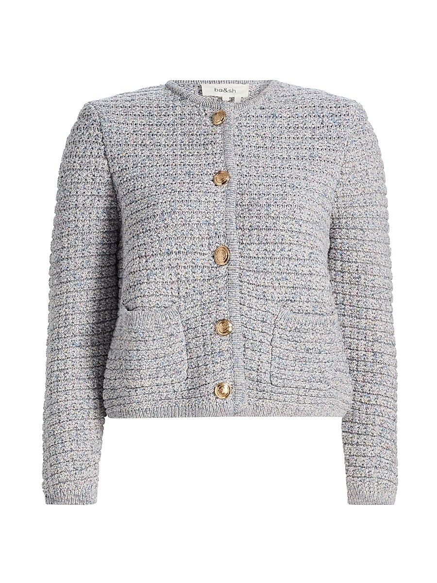 Women's Guspa Ottoman Knit Button-Front Cardigan - Size XS