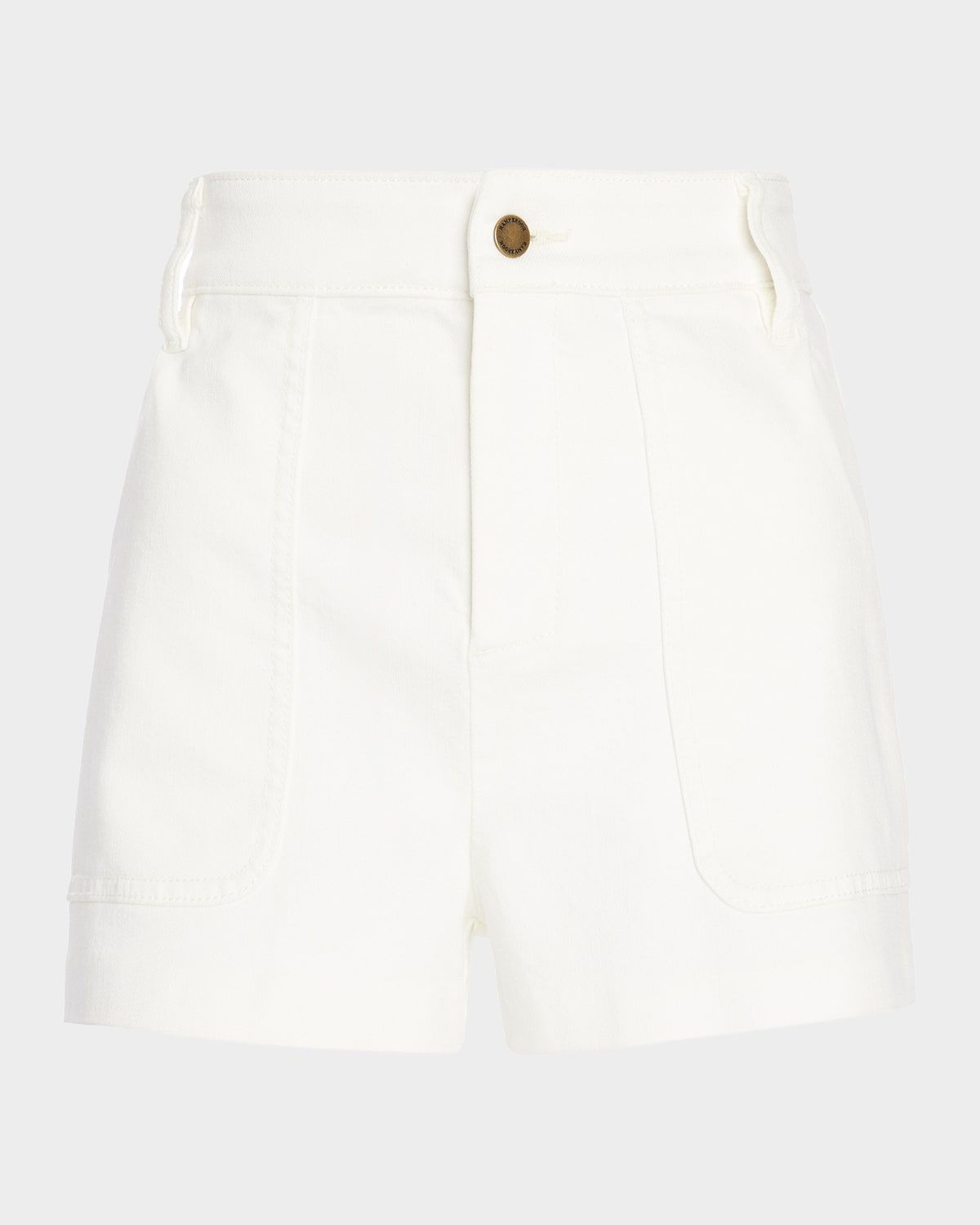 Hilary High-Rise Denim Shorts