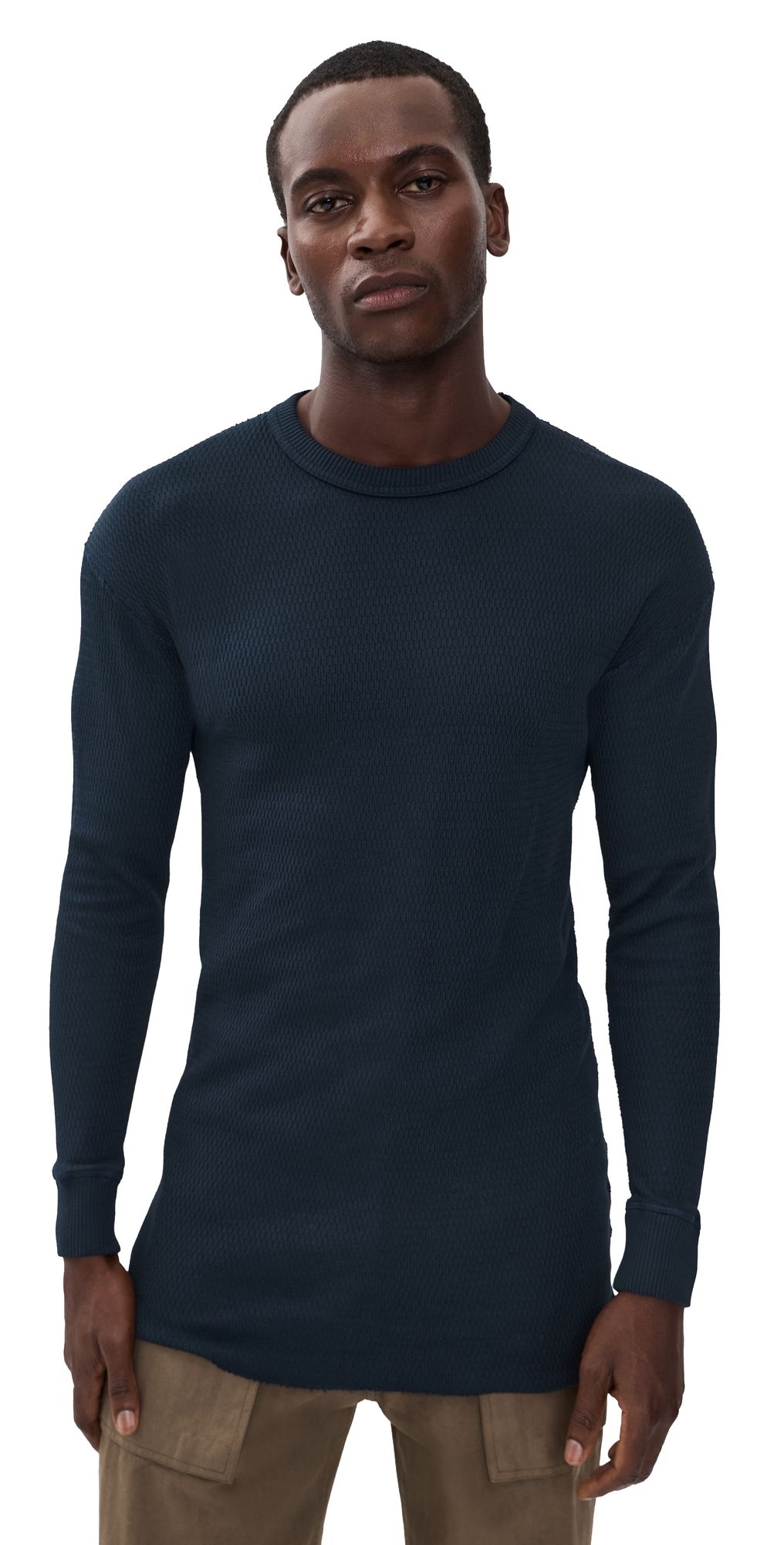 Knickerbocker Heirloom Waffle Thermal Navy XL