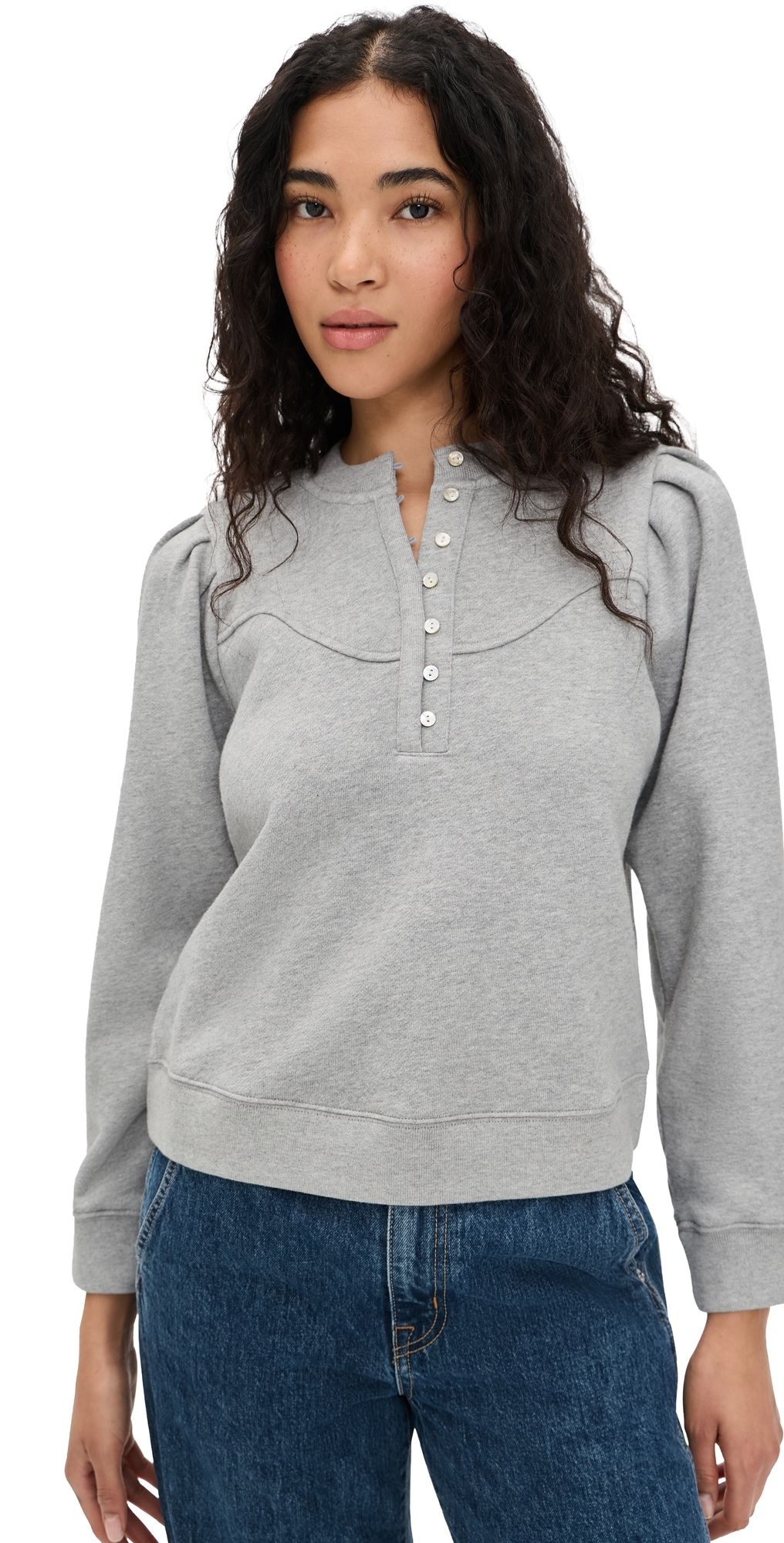 RAILS Erla Sweatshirt Heather Grey L