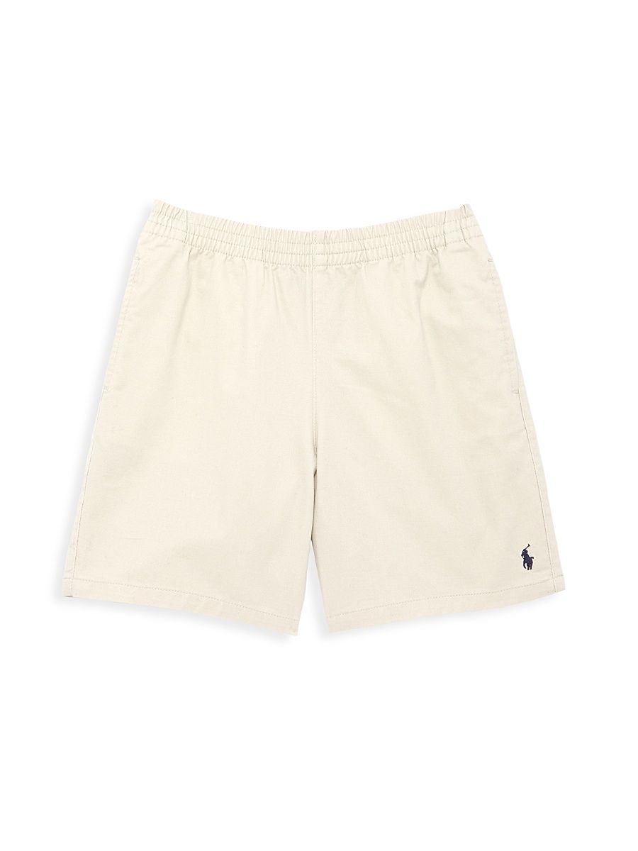 Little Boy's Stretch Twill Shorts - Basic Sand - Size 5