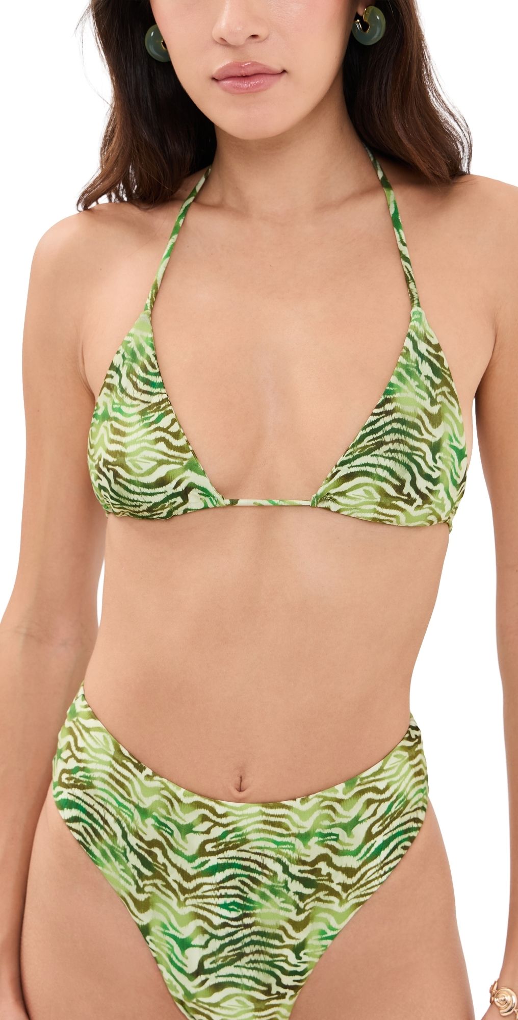 Peixoto Benji Bikini Top Wild Grove XS