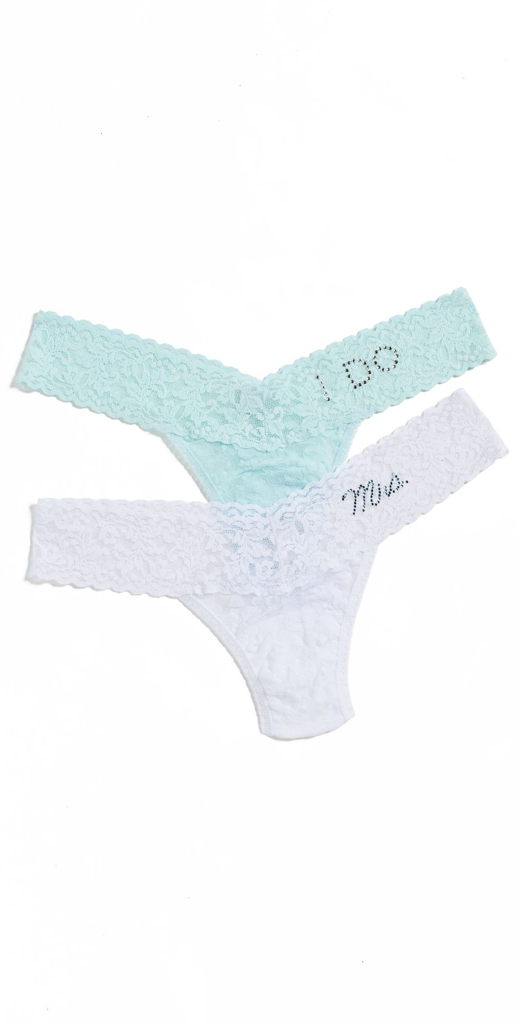 Hanky Panky "I Do & Mrs Box Set Low Rise Thongs Clwh One Size
