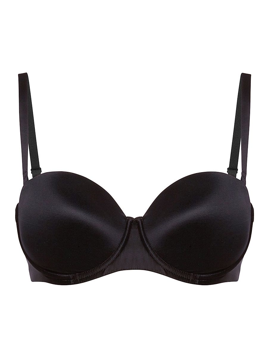 Women's Sheer Touch Bandeau Bra - Black - Size 34C