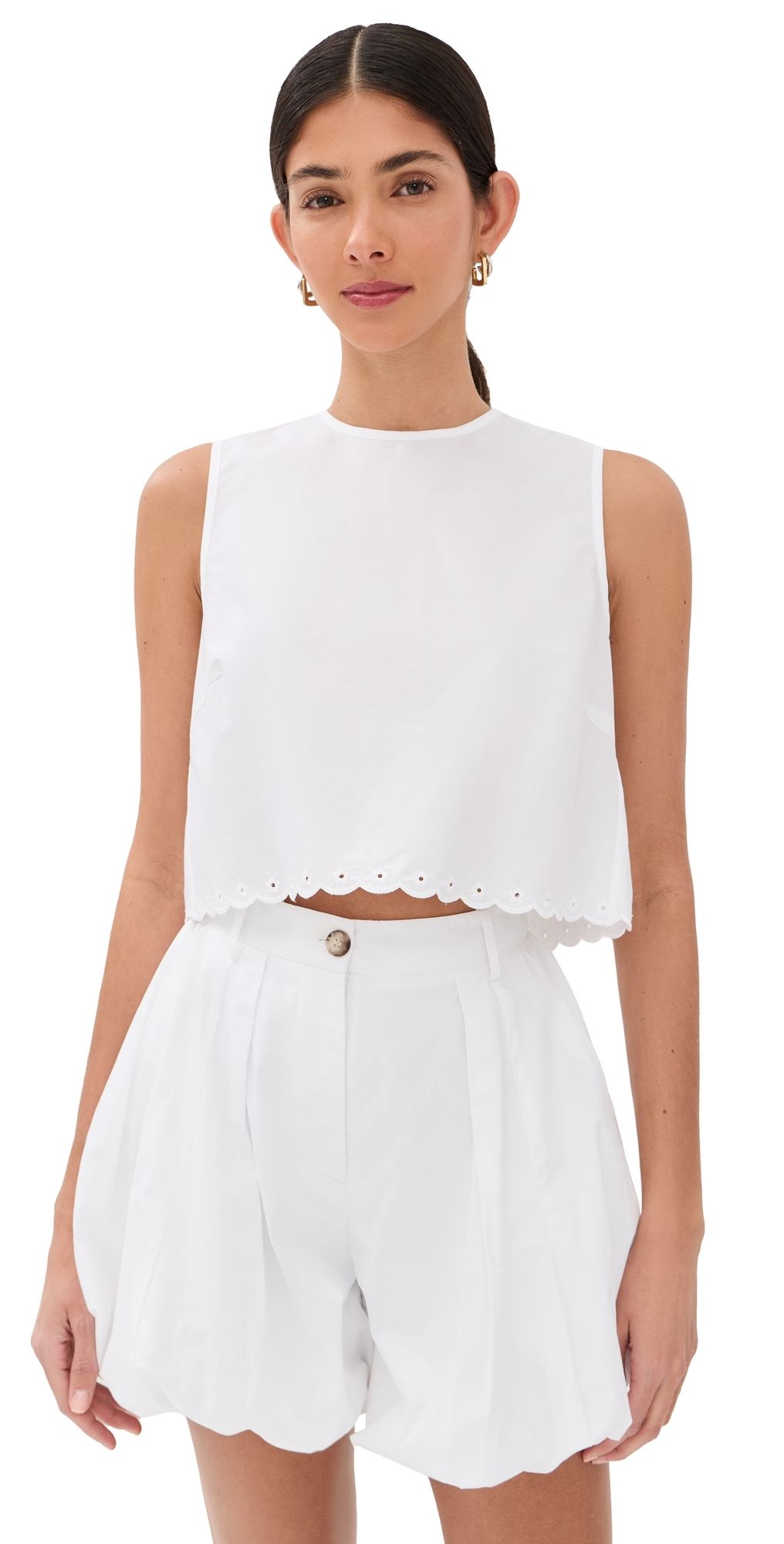 Cecilie Bahnsen Deeba Top White 8