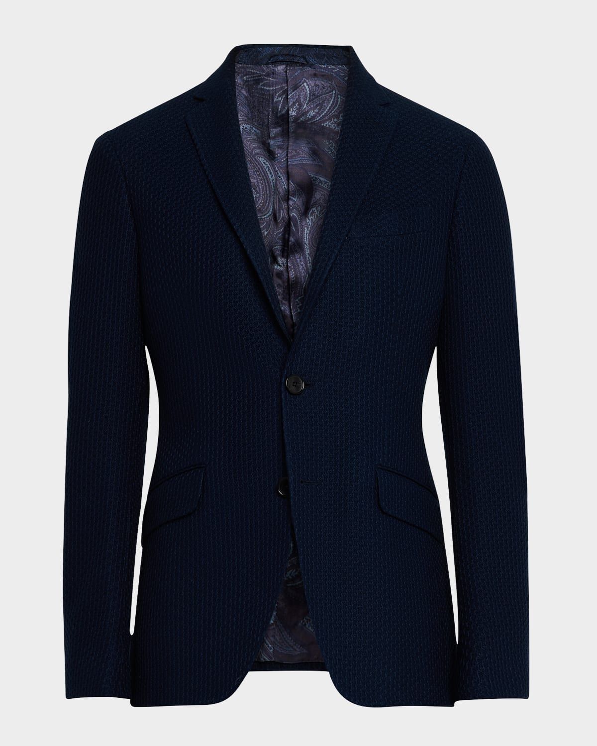 Men & apos;s Basic Textured Blazer
