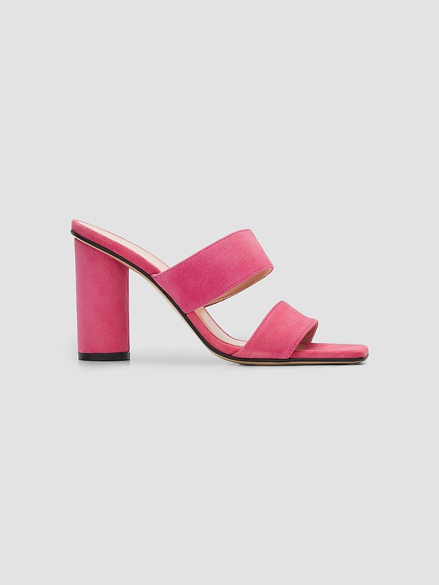 Pollini Women's Sunset 85MM Leather Sandals - Lotus - Size 6