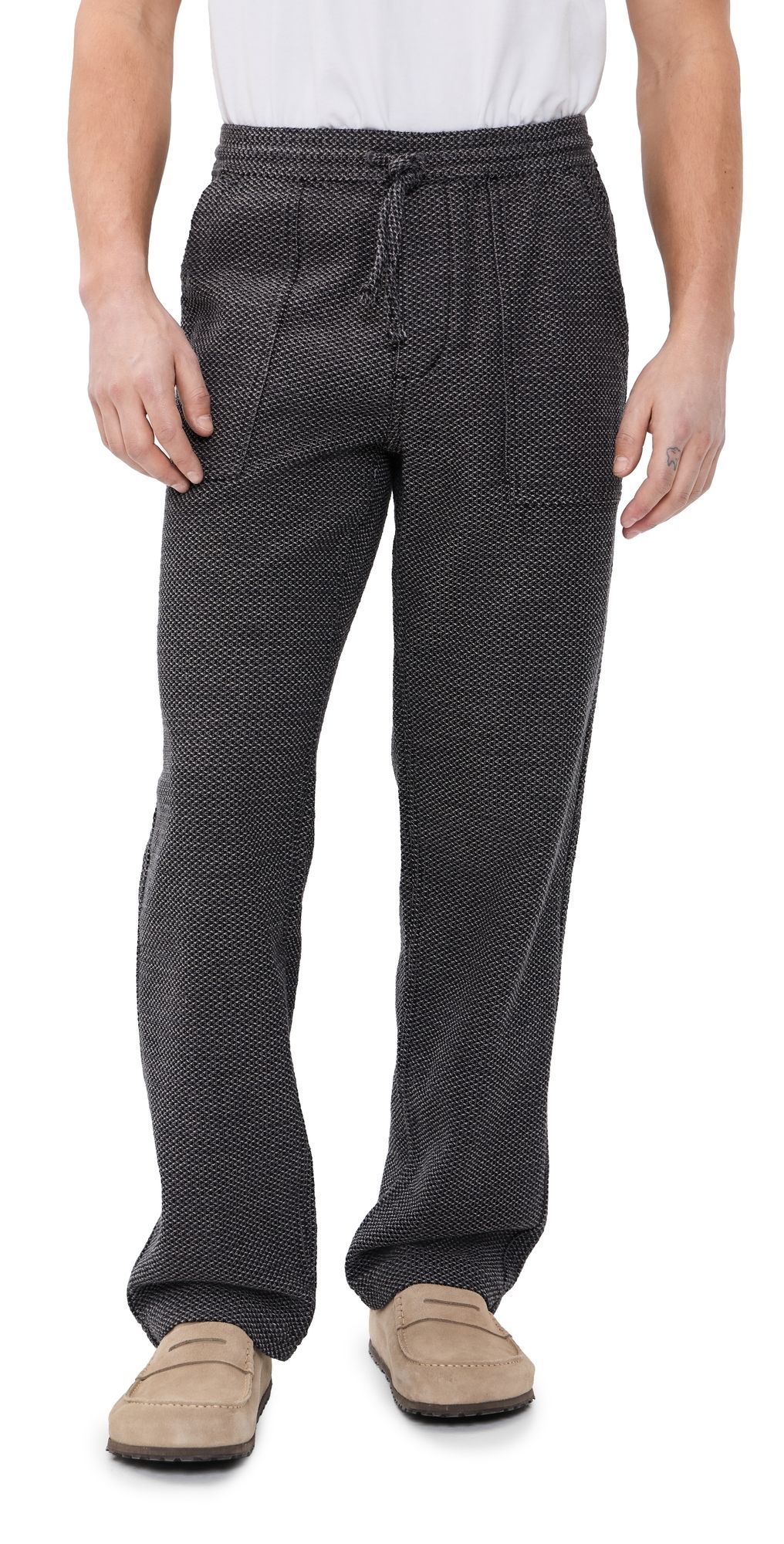 Taylor Stitch The Breakwater Pants Charcoal Sashiko S