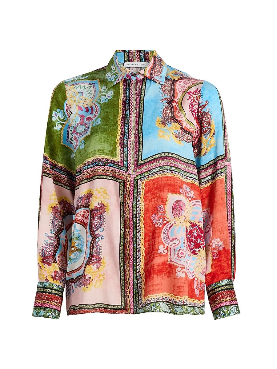 Women's The Johanna Kaleidoscope Blouse - Kaleidoscope - Size XL