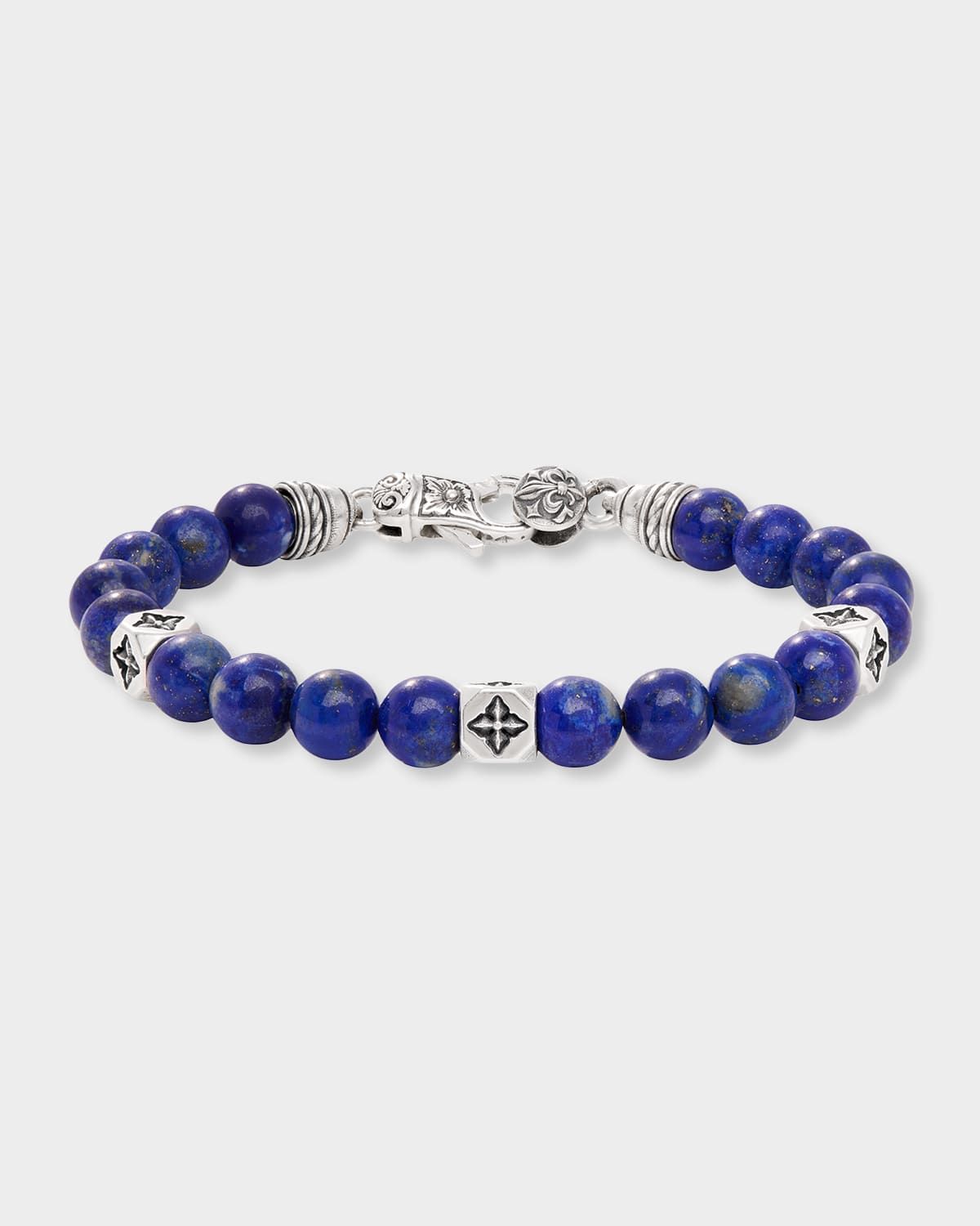 Sterling Silver Lapis Bracelet