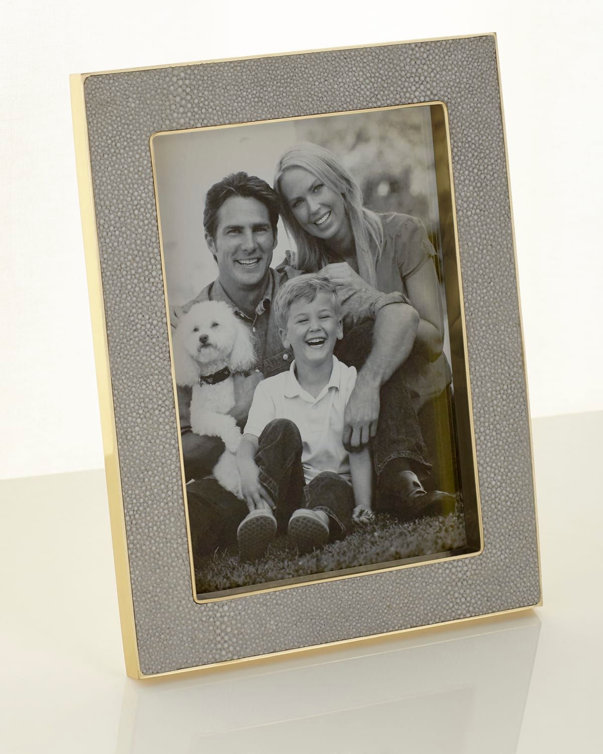 Classic Faux Shagreen 5" x 7" Picture Frame