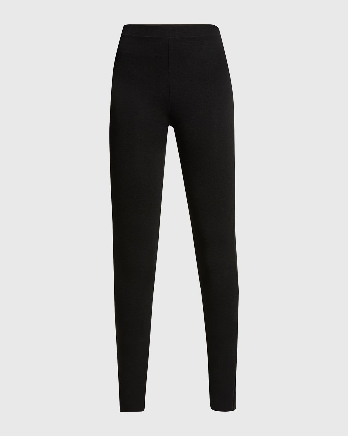 Zip-Cuff Viscose Leggings