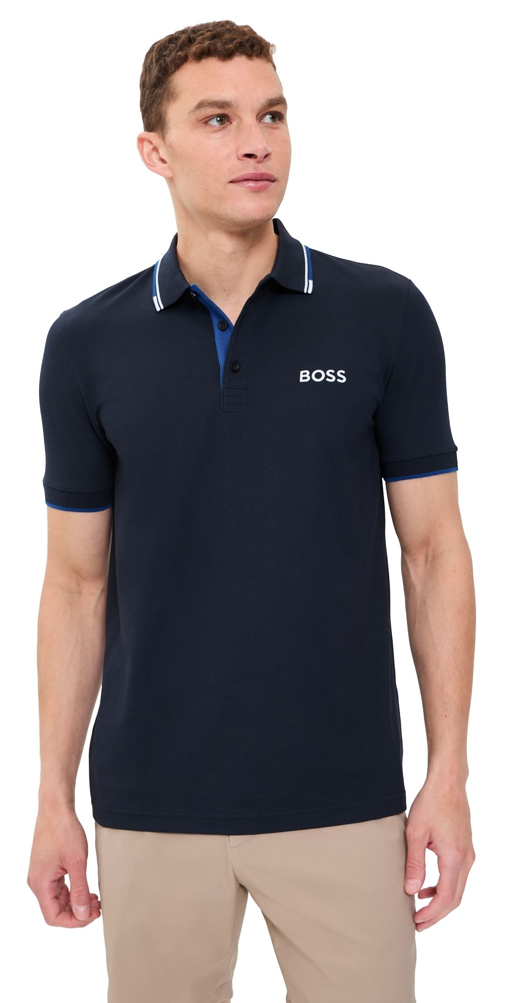 BOSS Paddy Pro Polo Shirt Navy XXL