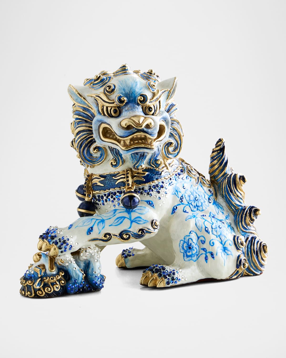 Yin Foo Dog Chinoiserie Figurine