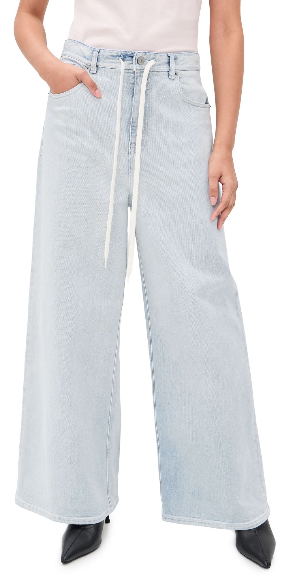 MM6 Maison Margiela Pants 5 Pockets Light Blue 27