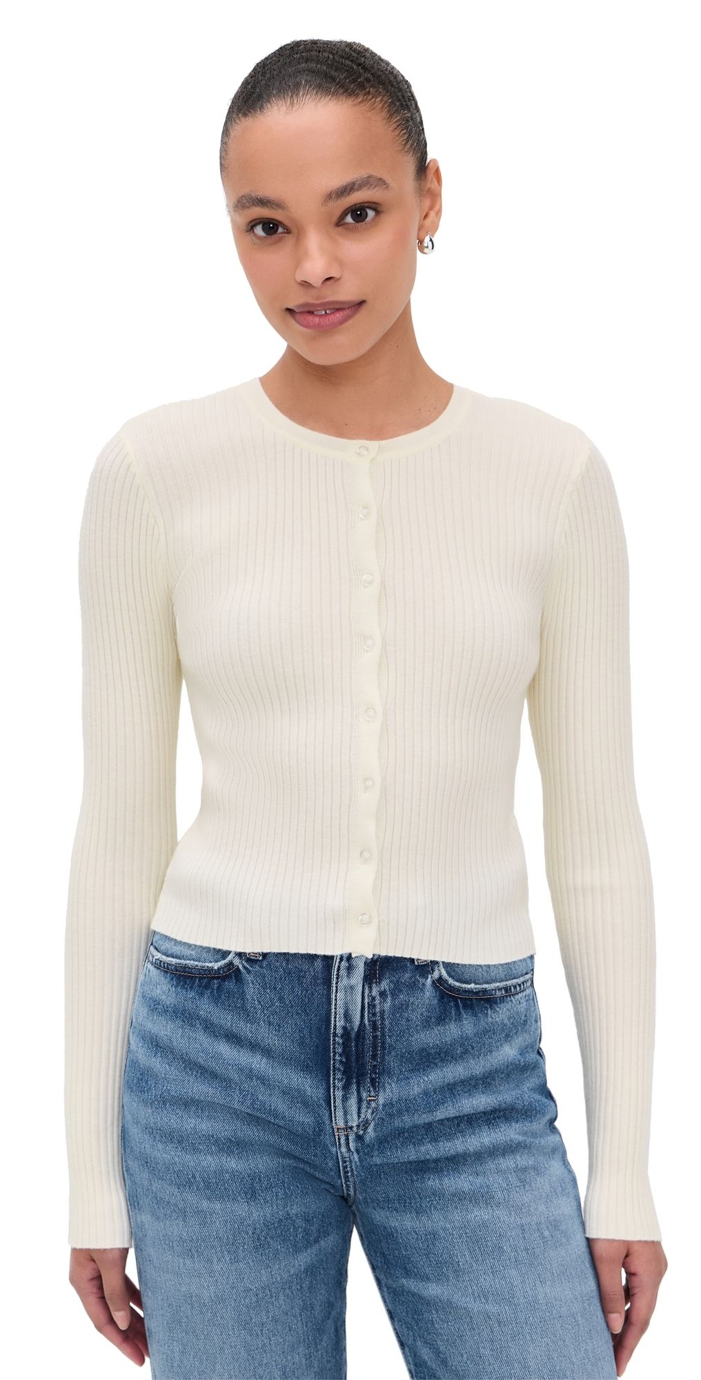 Z Supply Patrice Rib Cardigan Cloud S