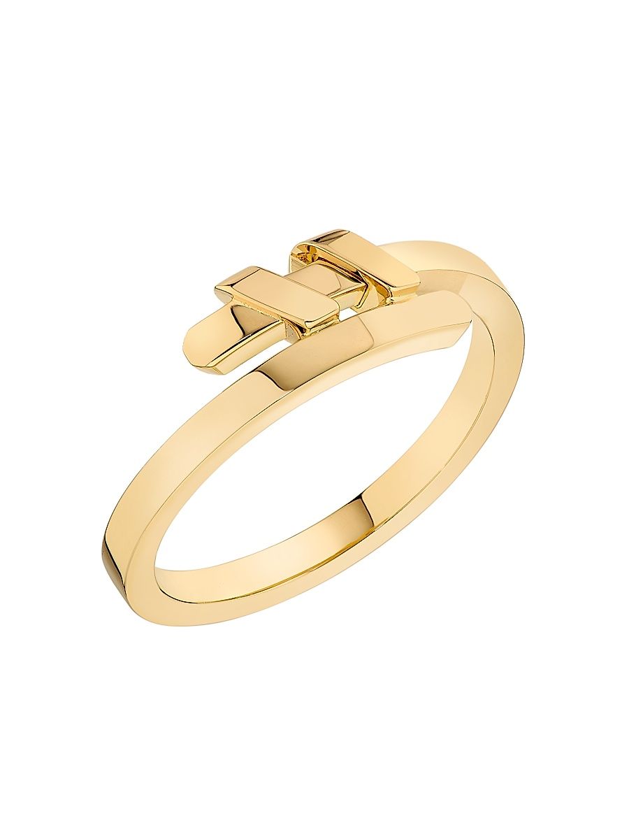 Women's Helix Torque Ring 18K Yellow Gold - Yellow Gold - Size 7.5
