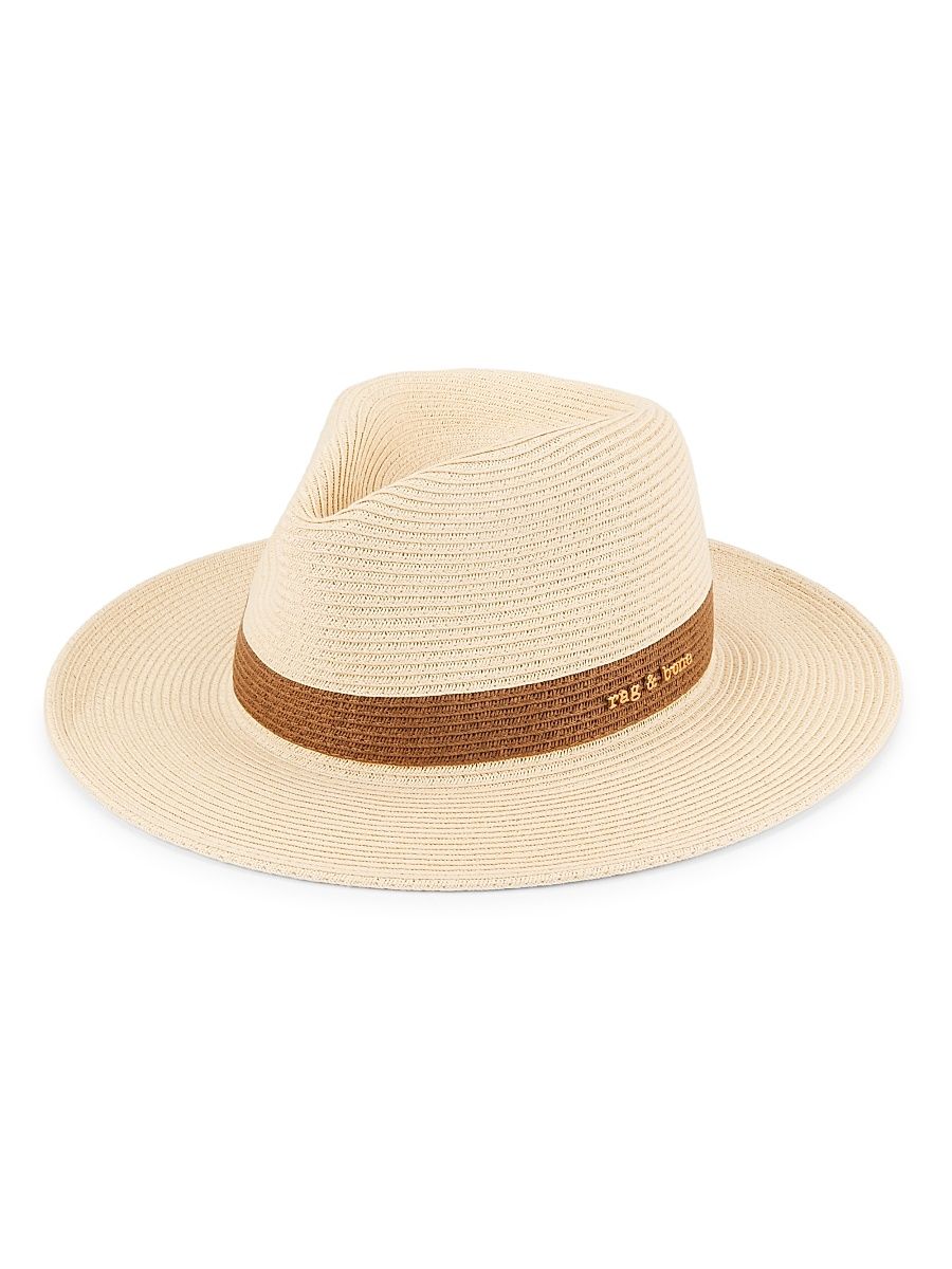 Women's City Straw Fedora - Natural - Size Medium