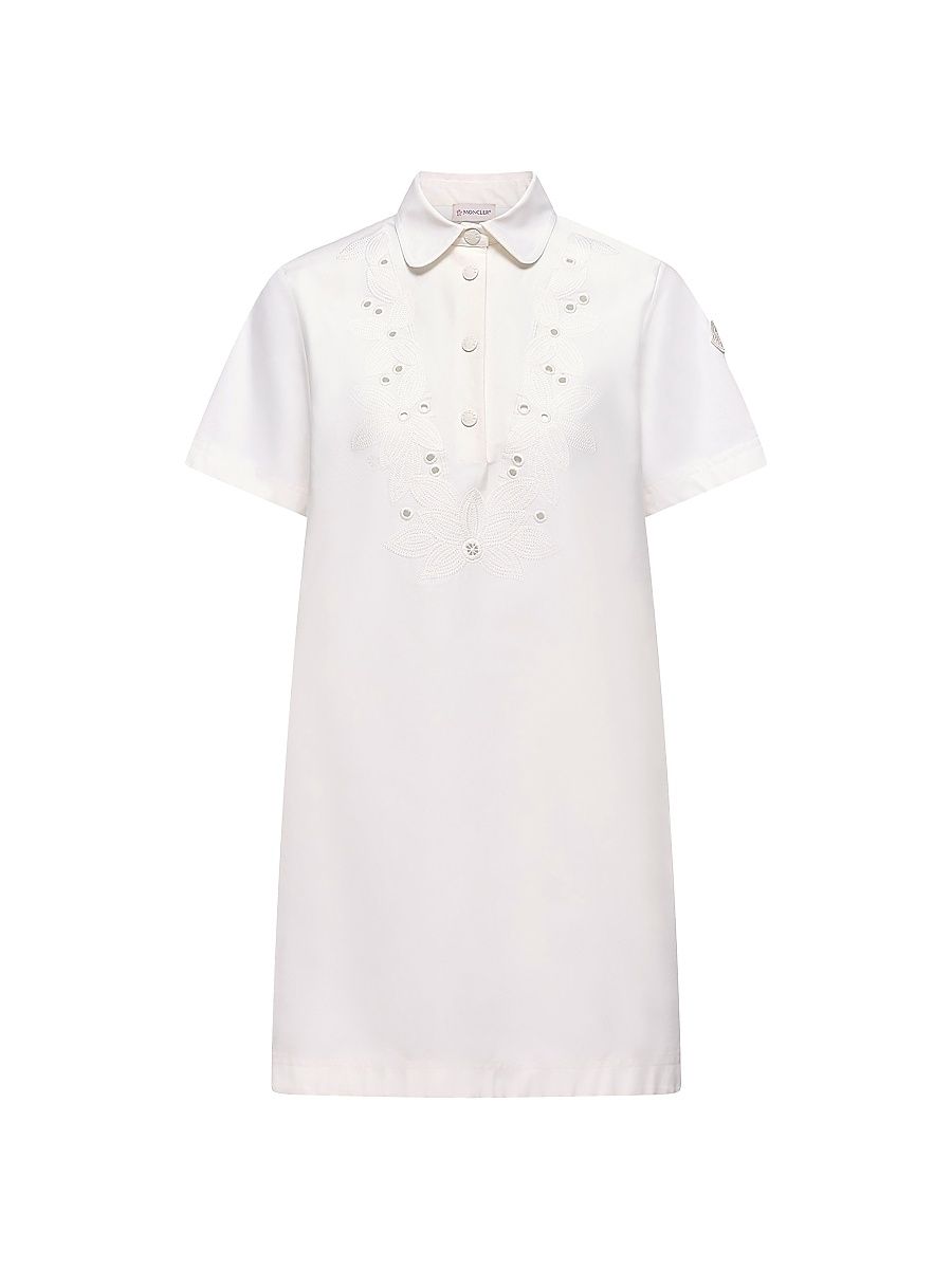 Women's Shirt Dress - White - Size Medium